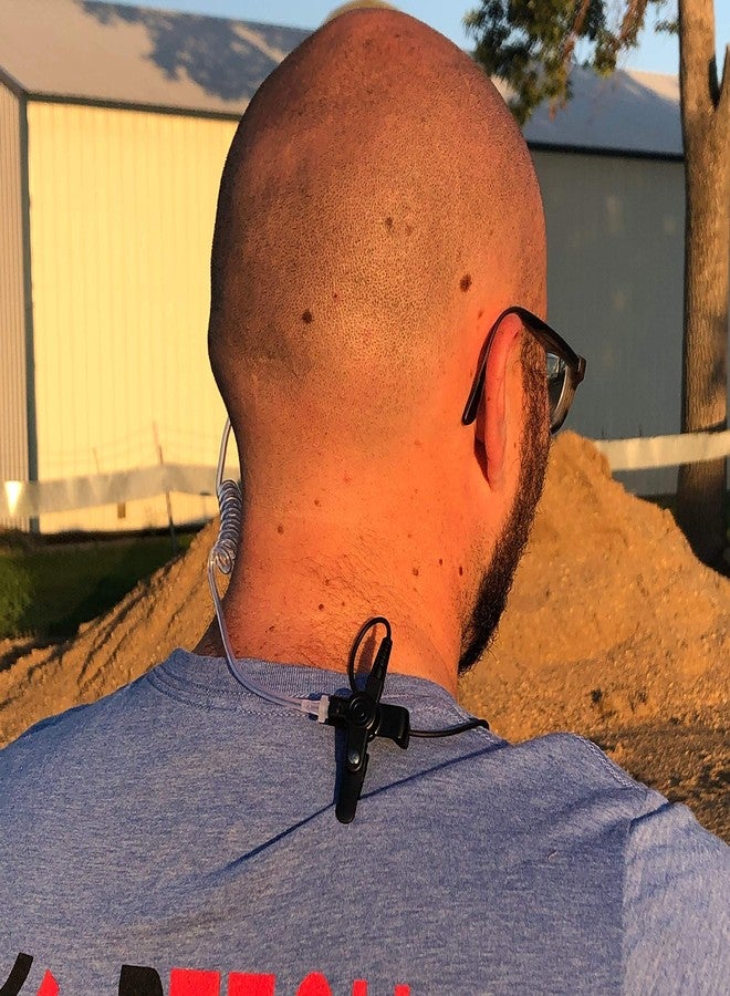 BTECH QHM07 Platinum Series Noise-Cancelling Earpiece with in-line PTT & Microphone for K1 Radios Like BaoFeng, Kenwood Radios (Includes Earmolds and Earbud, 1 Pack) - Image 5